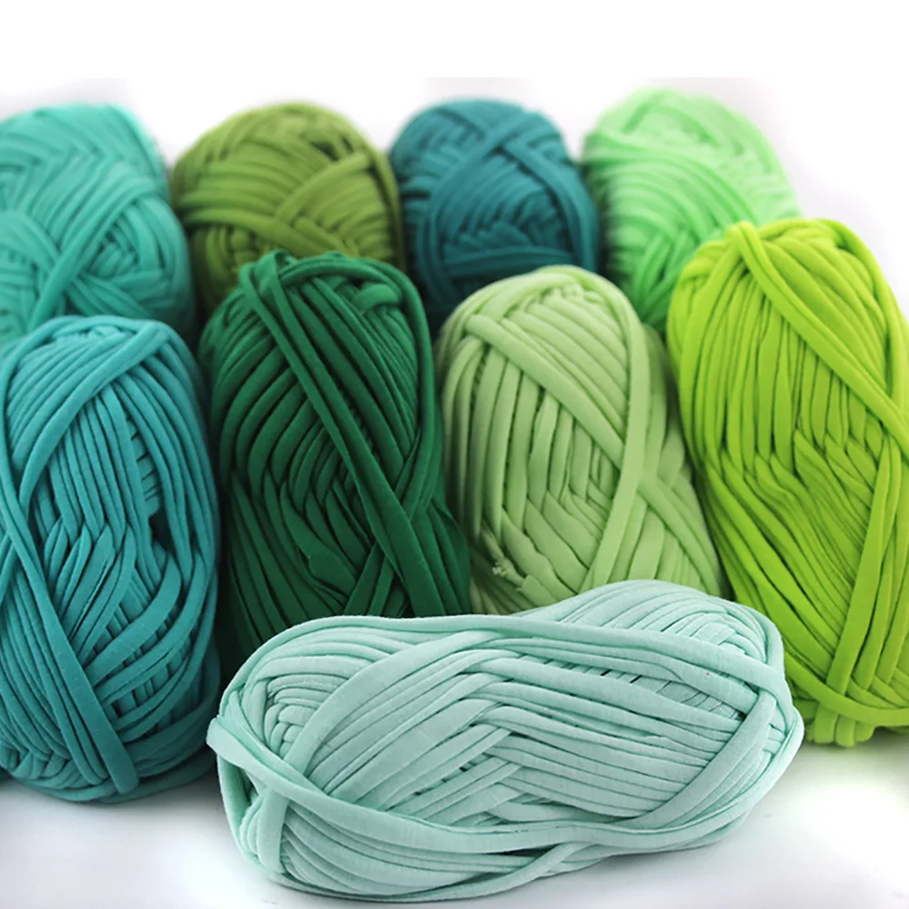 Hot Sale Knitting Yarn Fabric Cloth T-Shirt Yarn Carpet Yarn for Hand Crochet Bag