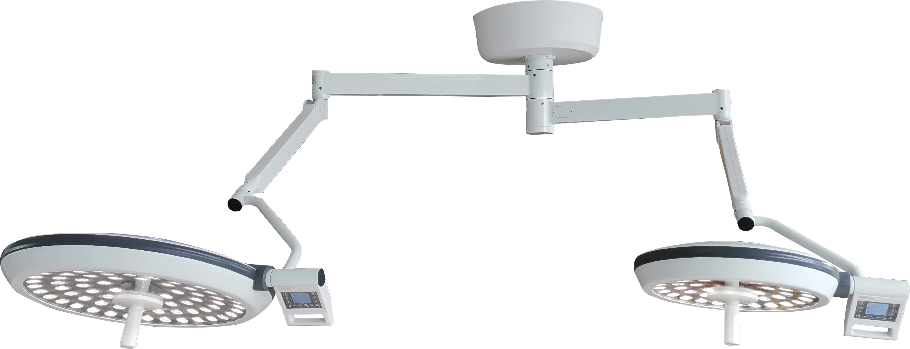 LED Surgical Operation Lamp 700mm/700mm dual heads Ceiling medical with camera operation light