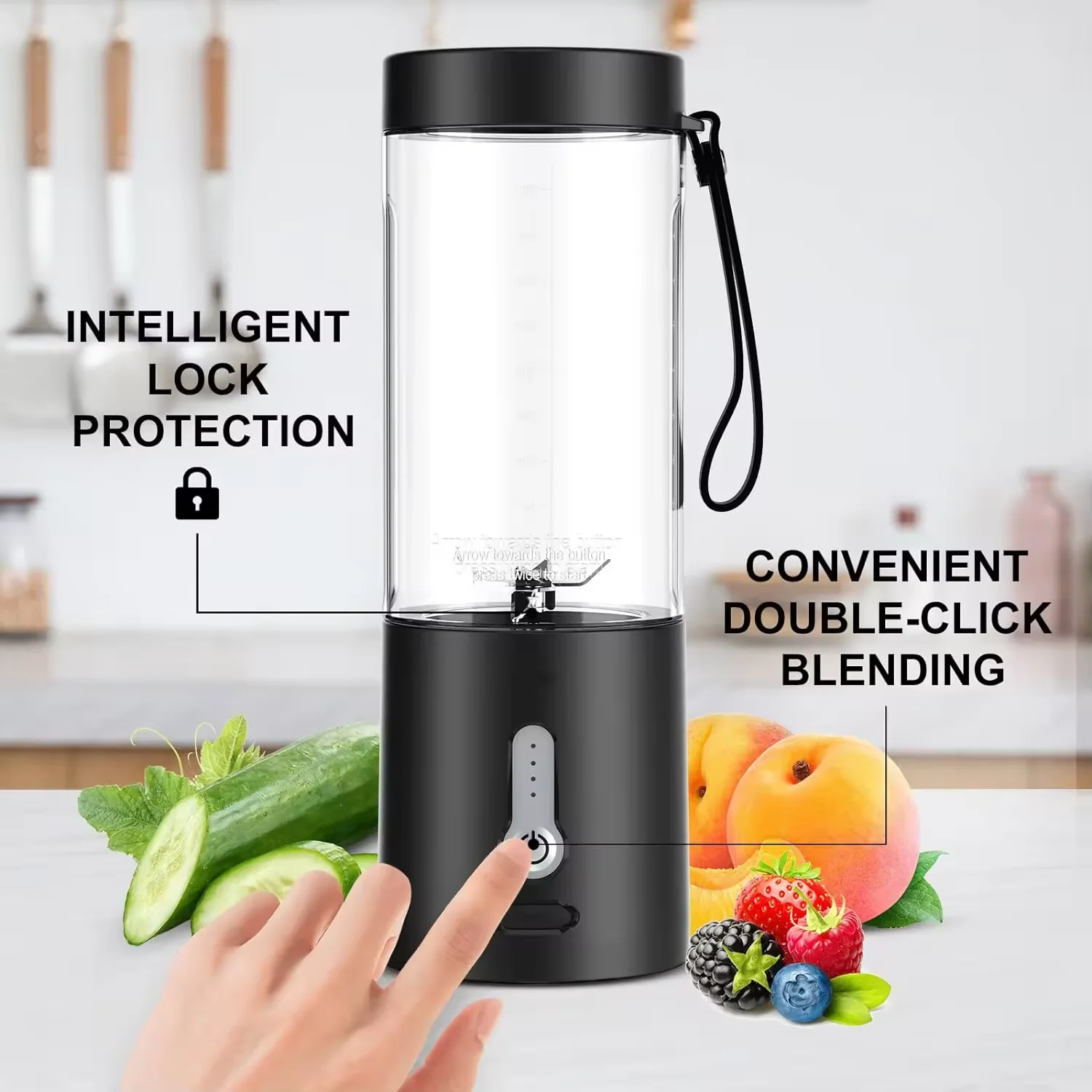 Home Smart Application  Mini Personal Electric Blender USB Portable Rechargeable Blender