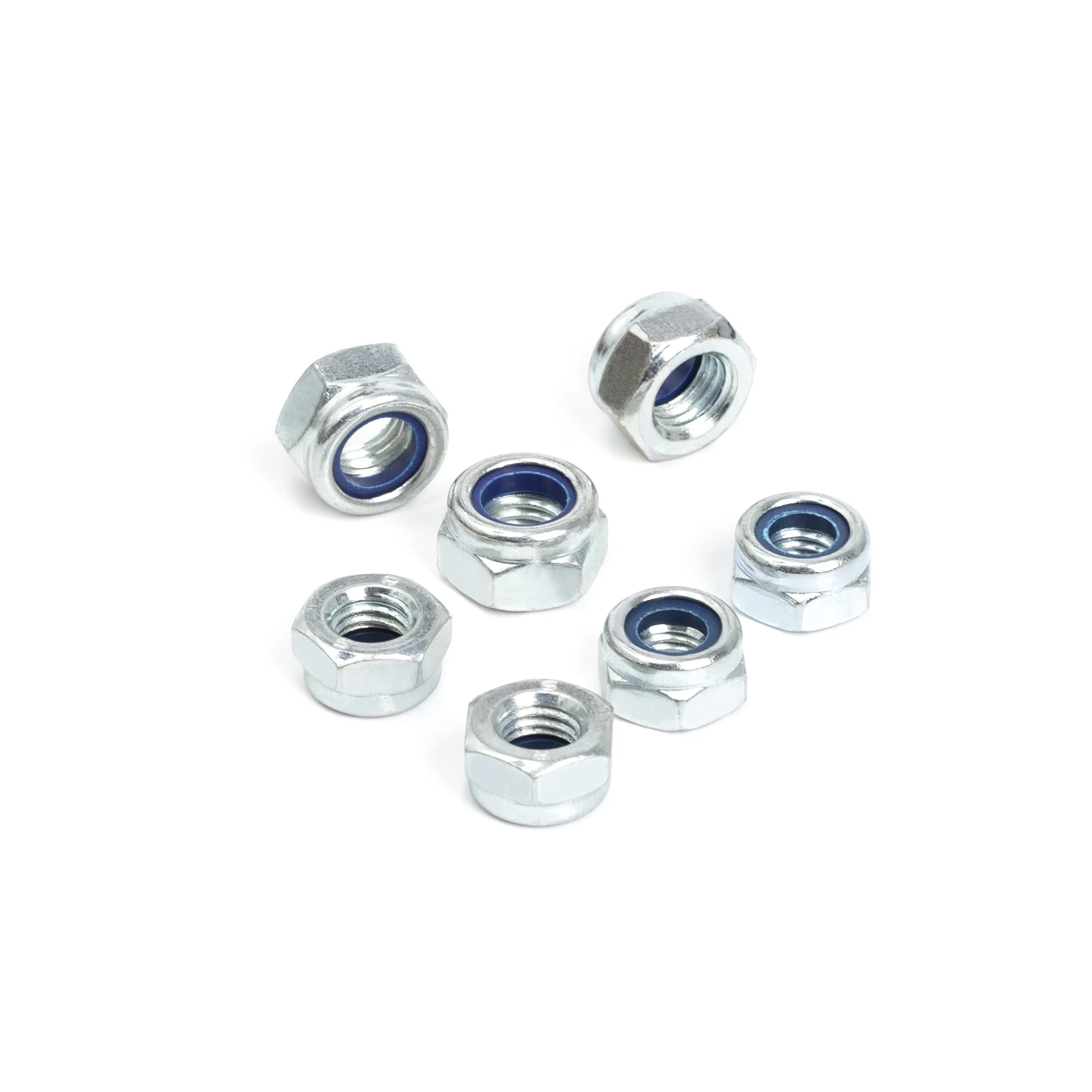 Din982 Din985 High Quality Heavy Industry Hex Nylon Insert Wheel Lock Nuts