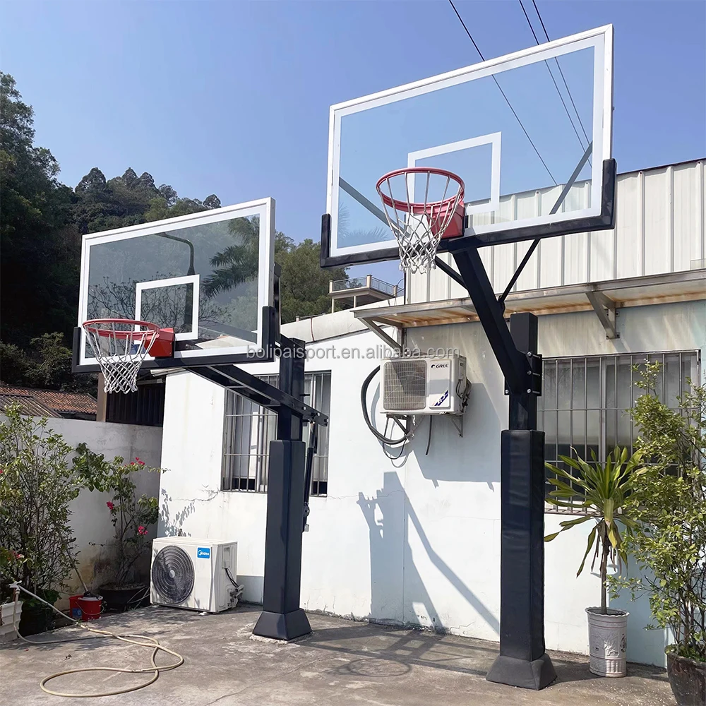 Professional InGround basketball hoop outdoor basketball hoop stands with backboard