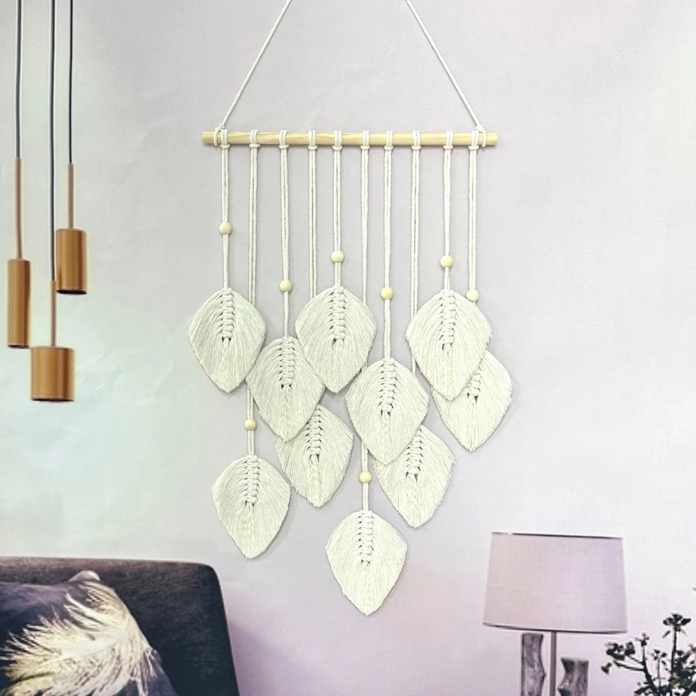 Handmade Home Decor Boho Macrame Tapestry Wall Decor for Bedroom Lving Room