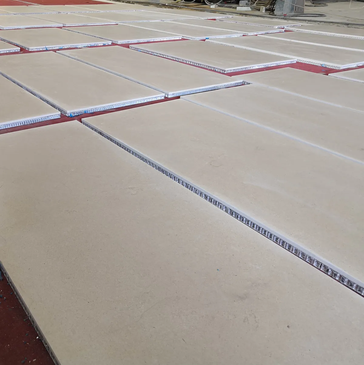 Portugal Beige Marble Thin Stone Veneer Honeycomb Panel for Facade