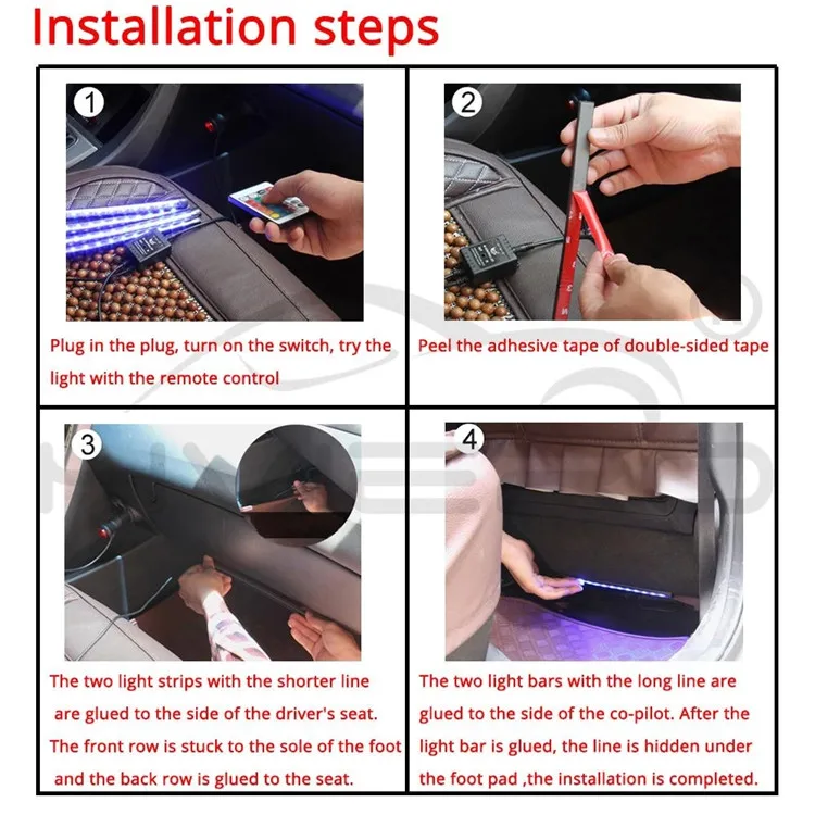 Car Interior Strip Light LED