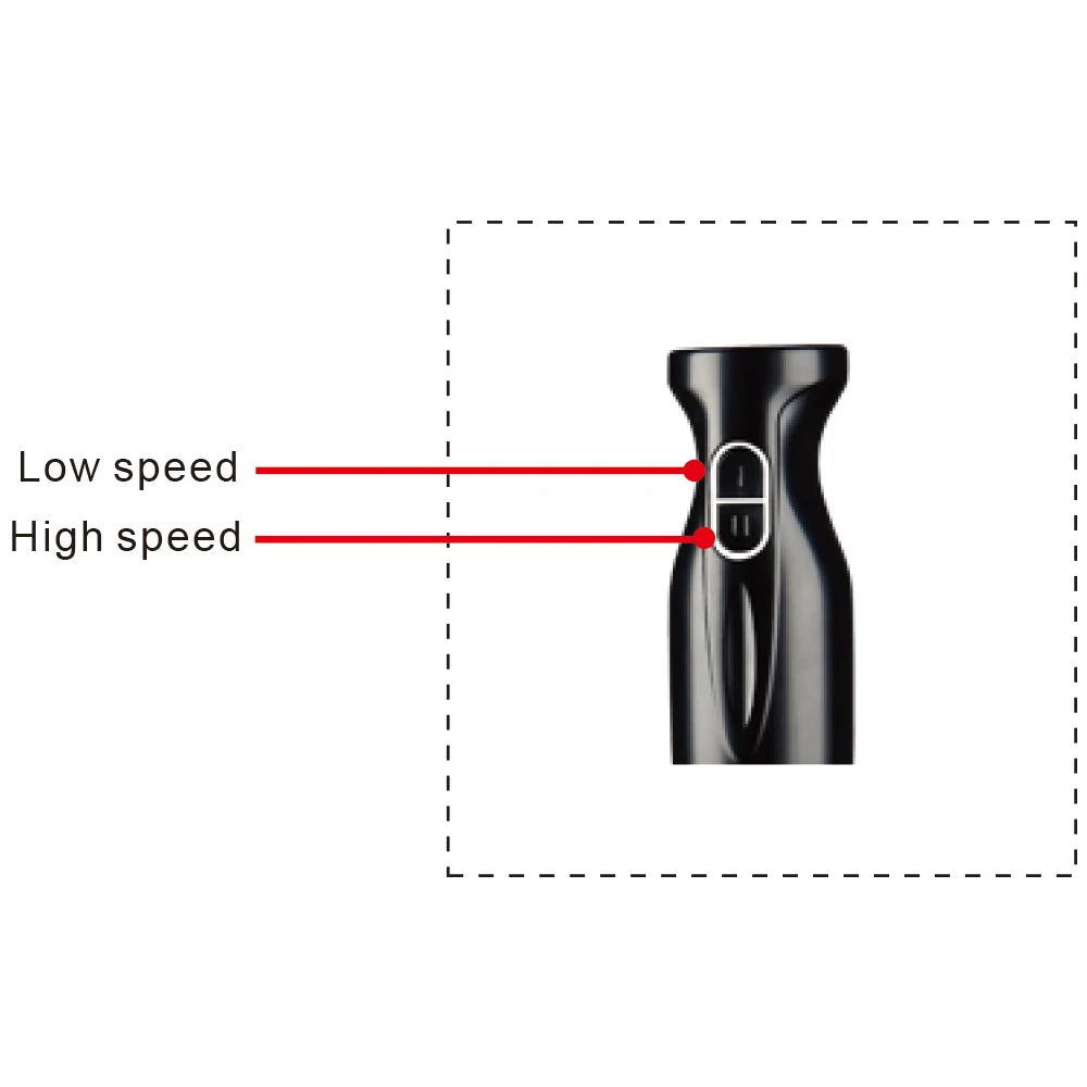 New Easy Portable Electric Immersion High speed AC motor 300 watt hand blender