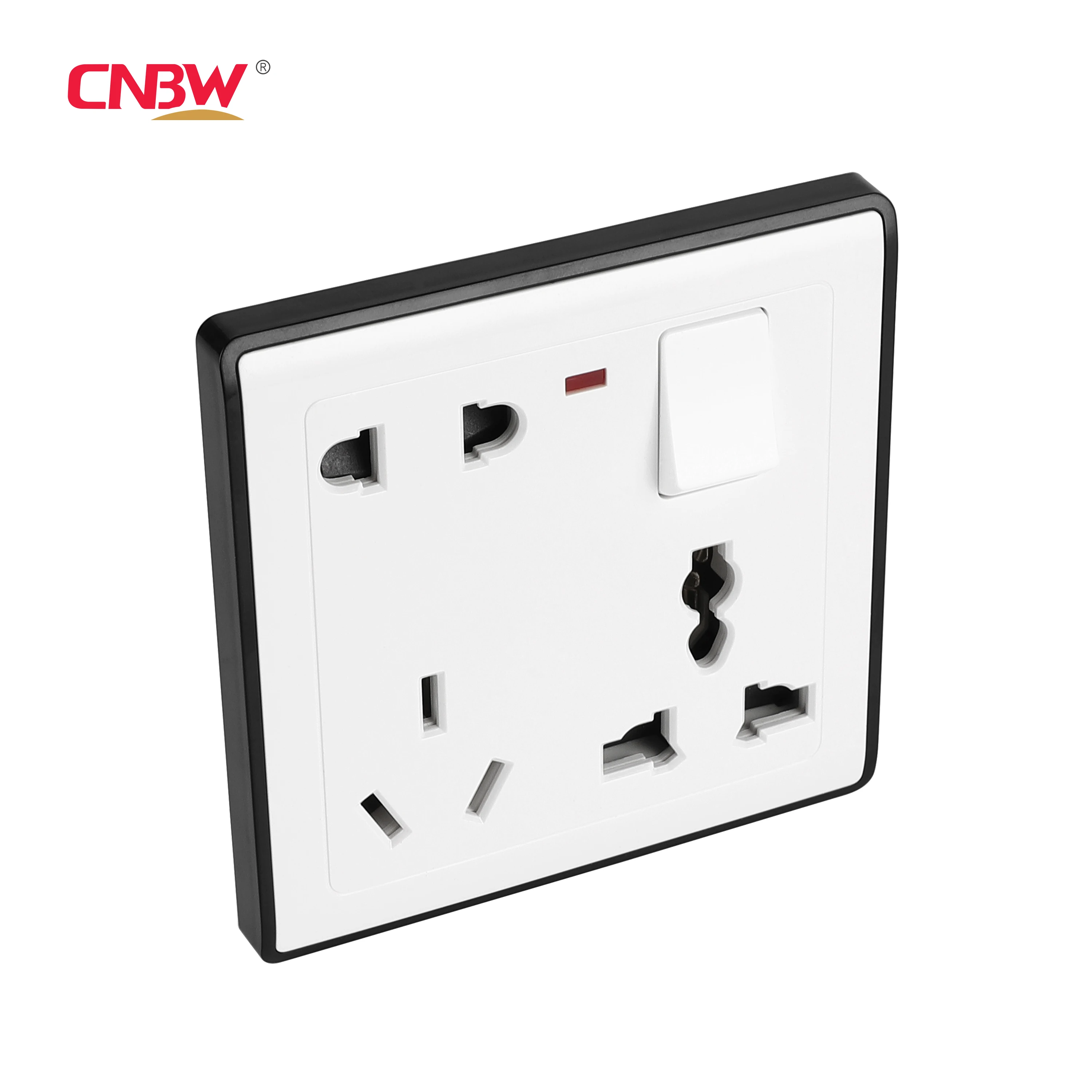 Innovative new products safety electric gang button push button switch socket