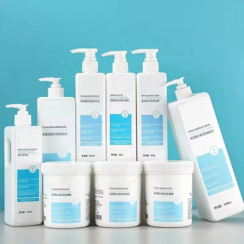 Professional Salon Skincare Set Gentle Formula Natural Beauty Products Skin care kit for Face and Body Private Label
