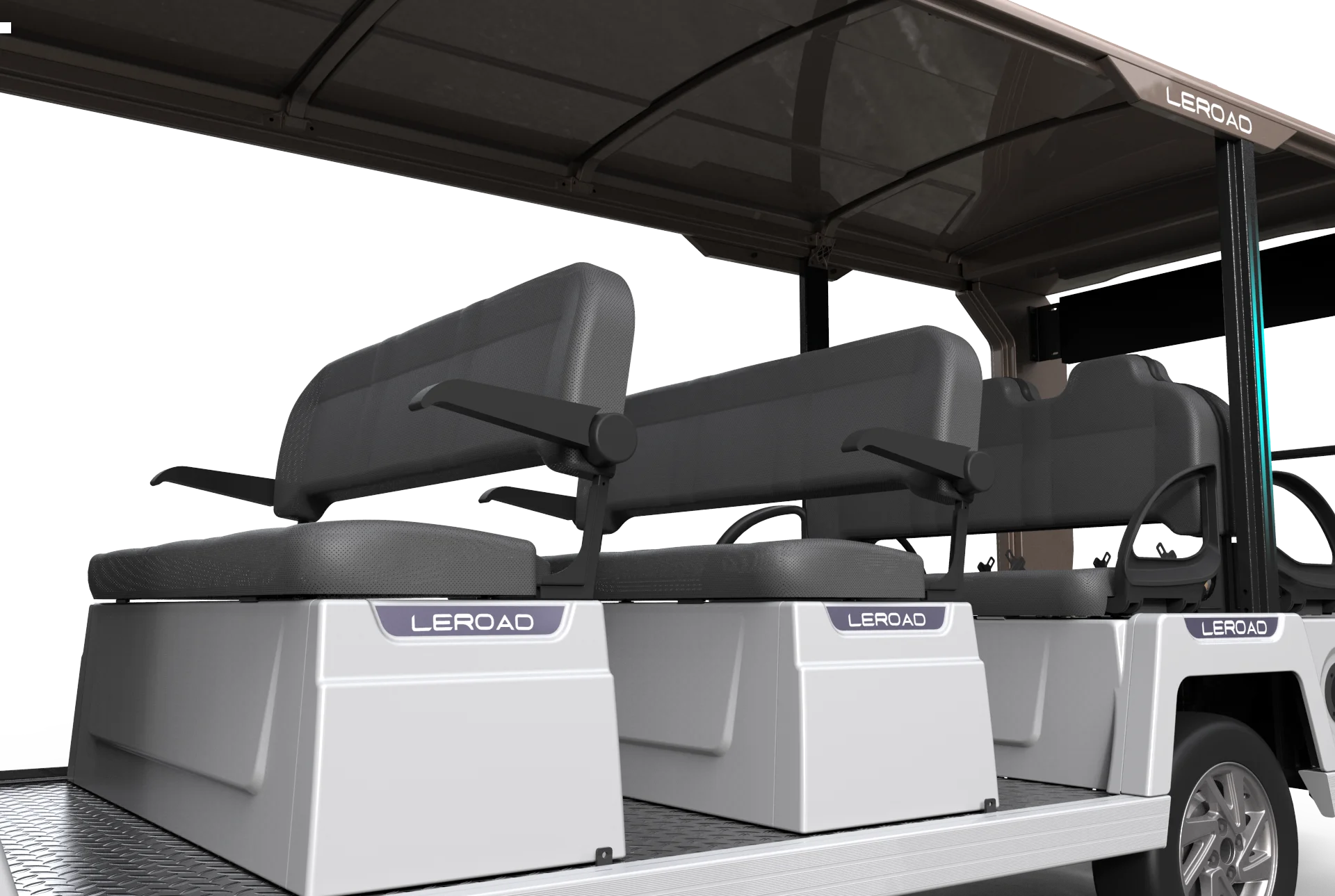 LEROAD NEW ARRIVAL L14 White Sightseeing Bus Good Quality Hot Sale Durable L14 Electric Shuttle Bus