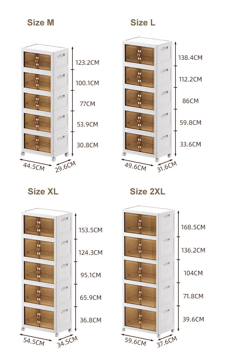 Jeko&Jeko Wholesale Wardrobe Use Home Toy Clothes Organizer Heavy Duty Super Large Folding Plastic Storage Boxes With Lids