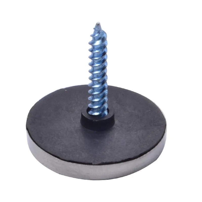Polishsed silvery Decorative mirror screw standoff screw cap