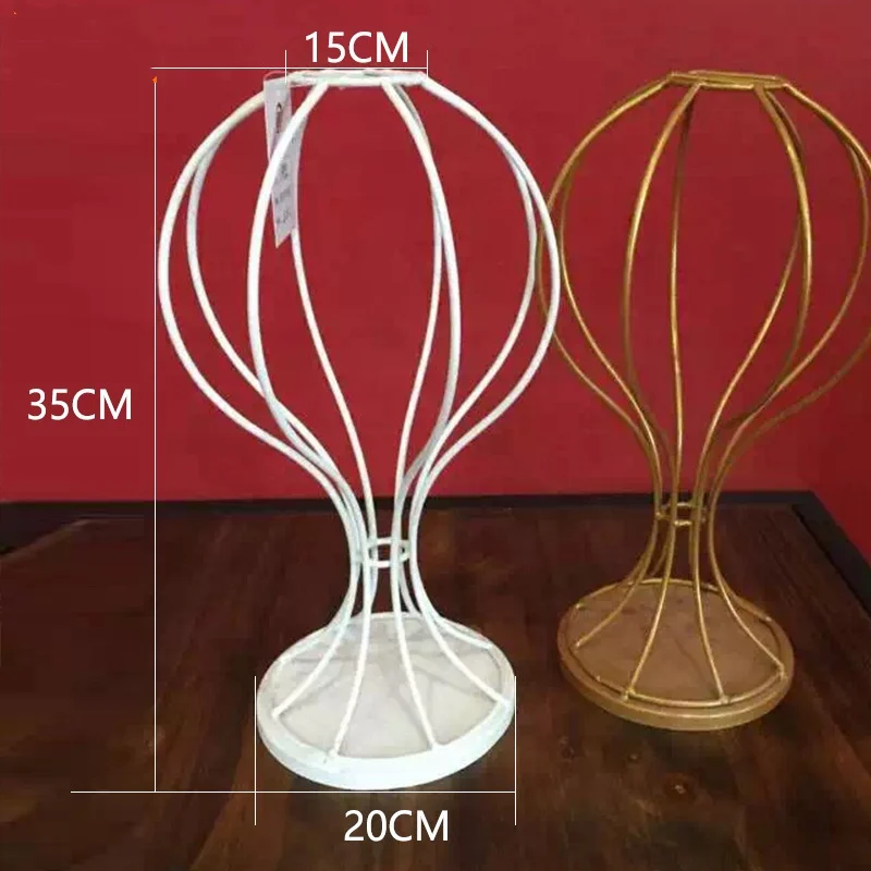 Table Centerpieces Floral Arrangements Base Wedding Aisle Iron Floor Forged Flower Stand