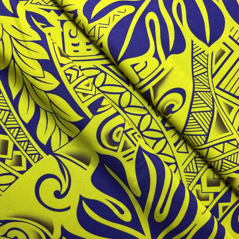 Hot Sale Wholesale Customized Hawaii Printed Polynesian Fabric with Low Price