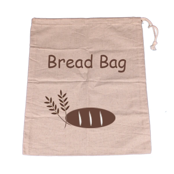 
BOSI Reusable Linen Bread Bag Ideal for Homemade Bread Food Storage Storage for Artisan Bread Washable 