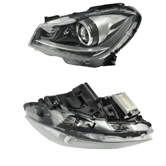W204 C Класс фары ксеноновые HID для MERCEDES BENZ C180 C200 C220 C250 2011 2012 2013 2014 2048203539 2048203639