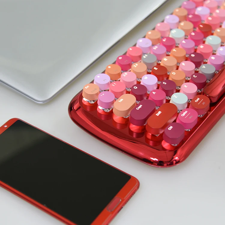 Amazon Gaming Typewriter Red Slim Wireless Keyboard Mouse Wireless Keyboard And Mouse Combo