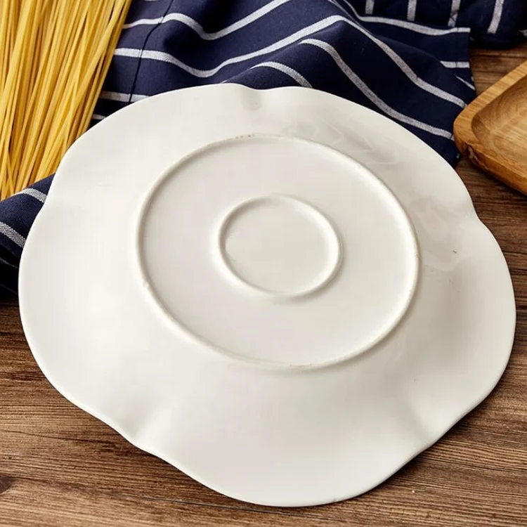 
eco ware white porcelain dessert plates 