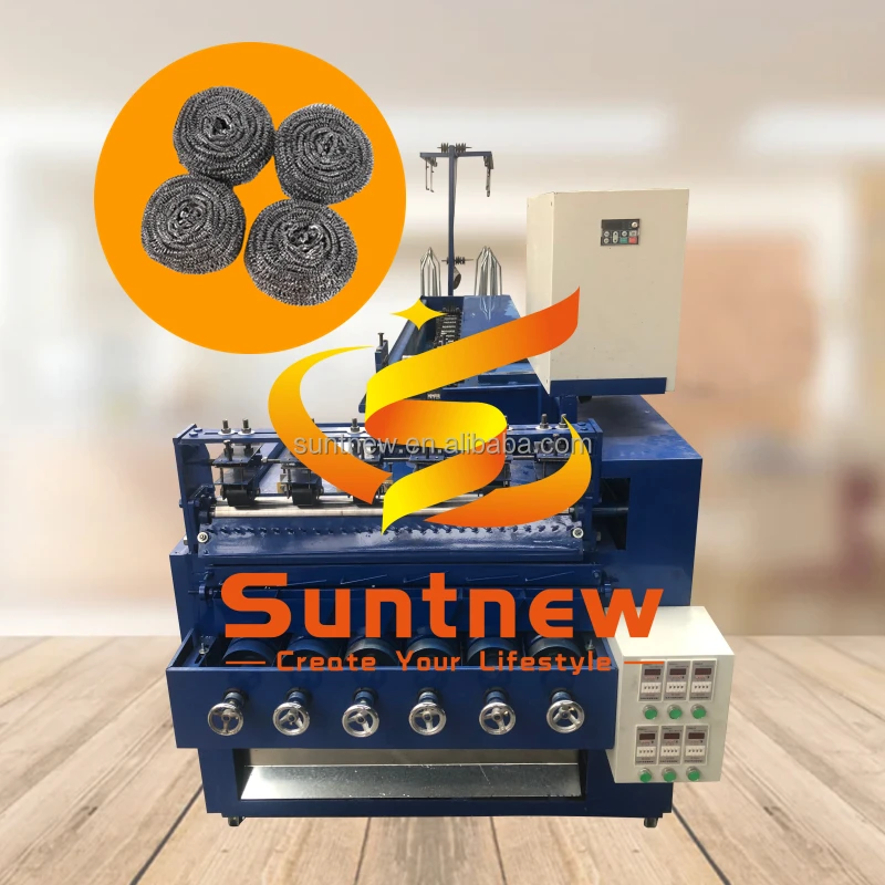 0,7 мм нержавеющая сталь сковорода мочалка машина автоматическая мочалка комбинированная машина