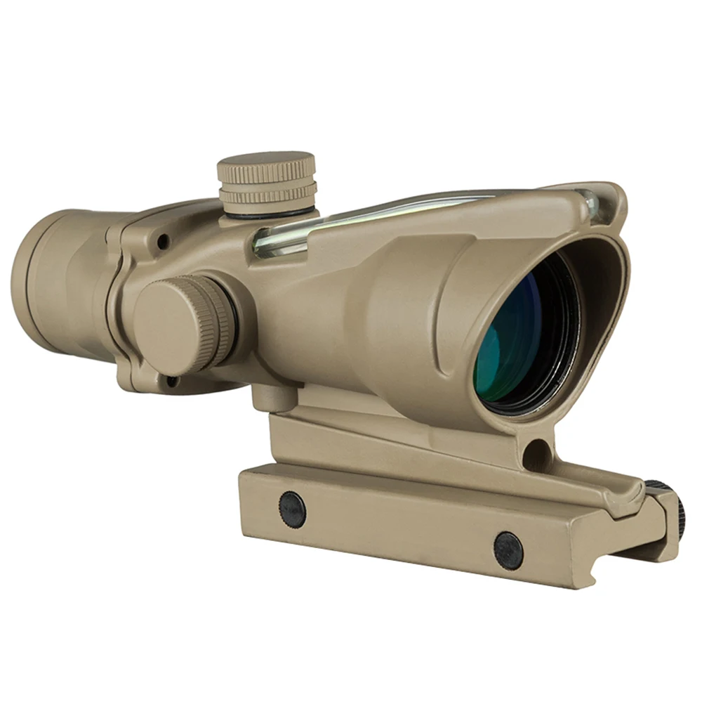 Тактический прицел SPINA OPTICS охотничий из настоящего красного и зеленого волокна с шевронным