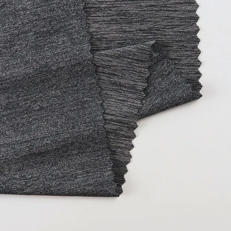 Factory customized elastic knitting yarn nylon polyester spandex mixed color swimwear fabric