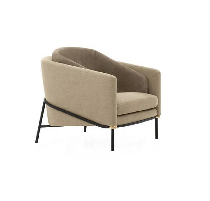 Italian designer single armchair sofa classic living room sofa chair hotel high end furniture