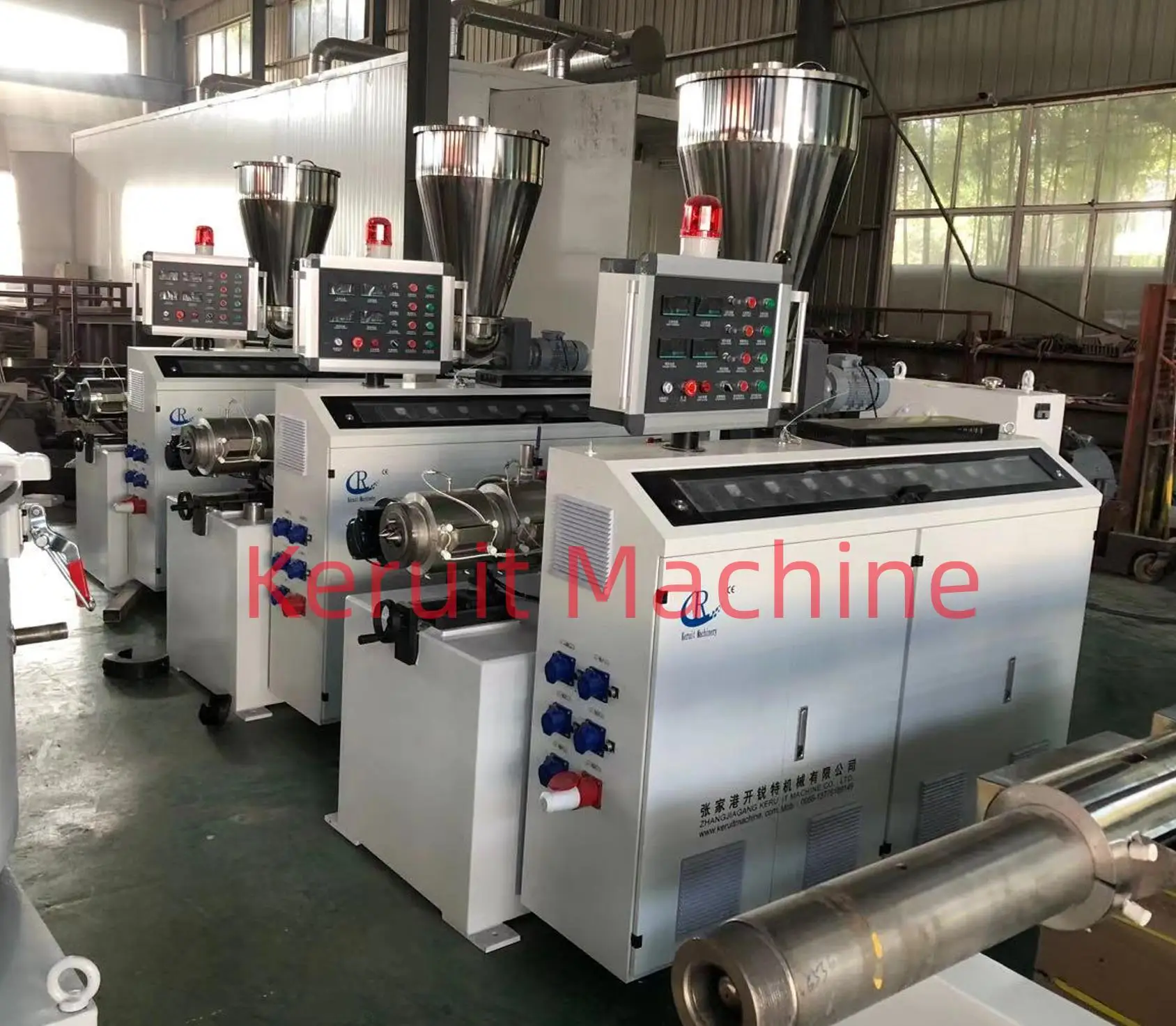 400-500kg/h high capacity PVC pelletizing line compound machine granulator