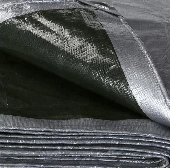 Blue White 4x5 meter Waterproof UV Resistance plastic Korea PE tarpaulins
