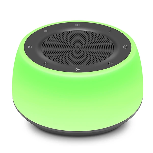 White Noise Music Light Device 5 timer option Table Lamp with White Noise Machine Natural Sounds Machine Timer function
