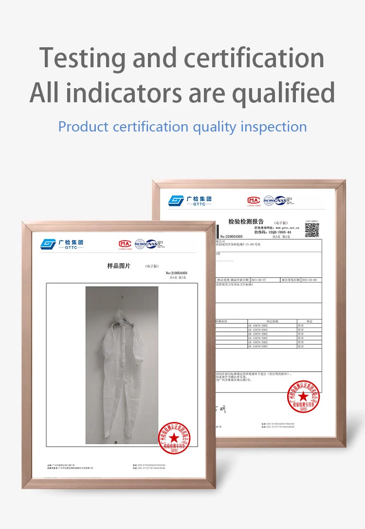 Great Price disposable waterproof insulated coveralls protective suit paper coveralls with hood