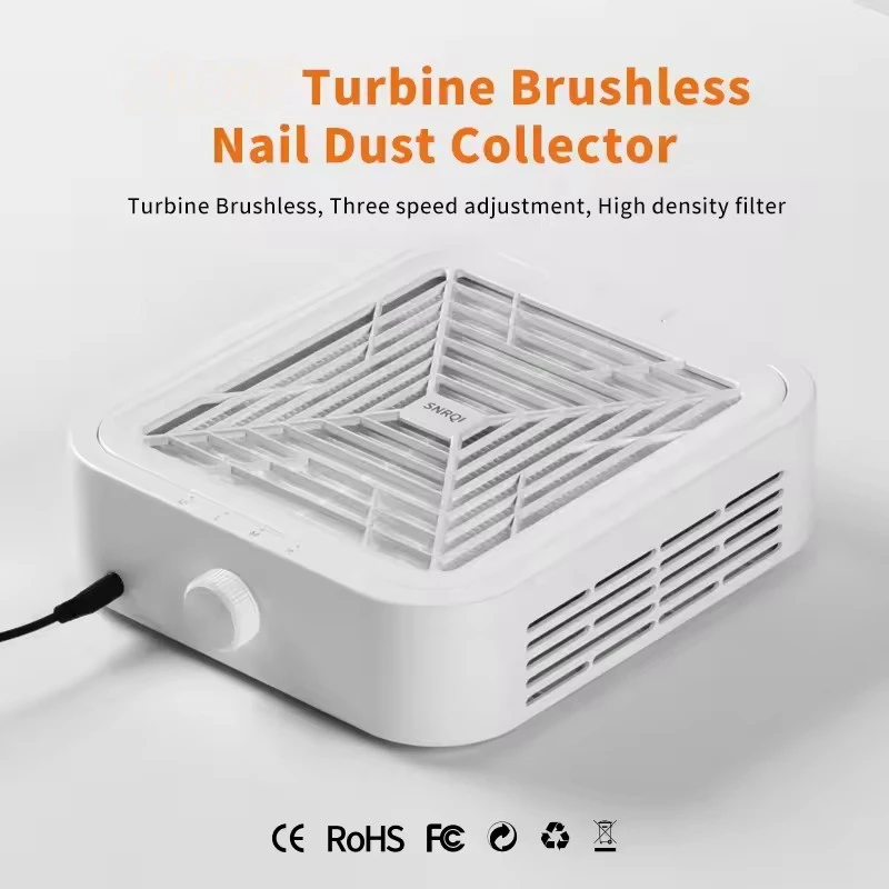 Brutally Strong Powerful 120W 120000 rpm electric Nail vacuum cleaner Dust Collector machine for nail salon