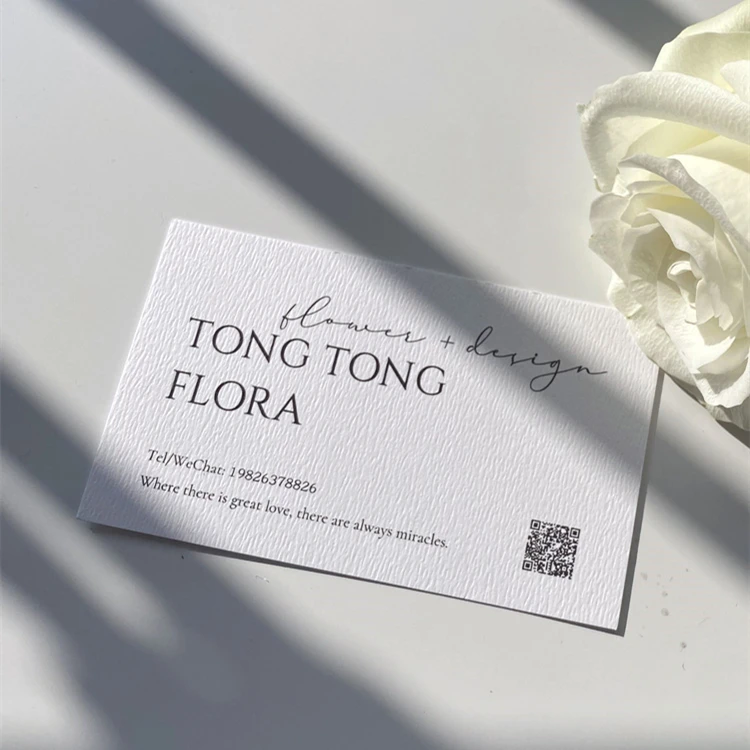 Customized Design Recycled Paper Printing UV Business Thank You Greeting Card Postcards With Logo