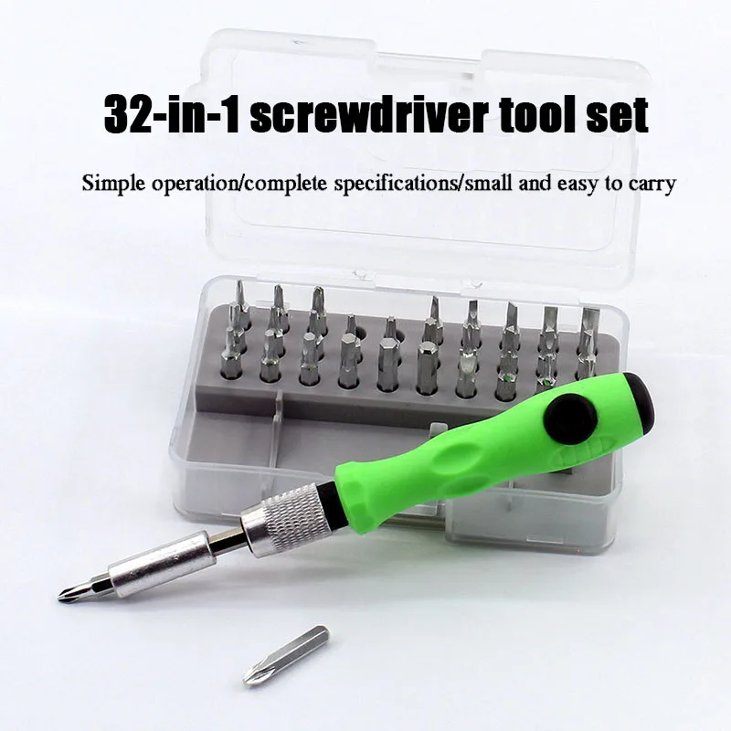 Precision Screwdriver Set 32 in 1 Mini Screwdriver Pocket Hand Screwdriver Tool Set