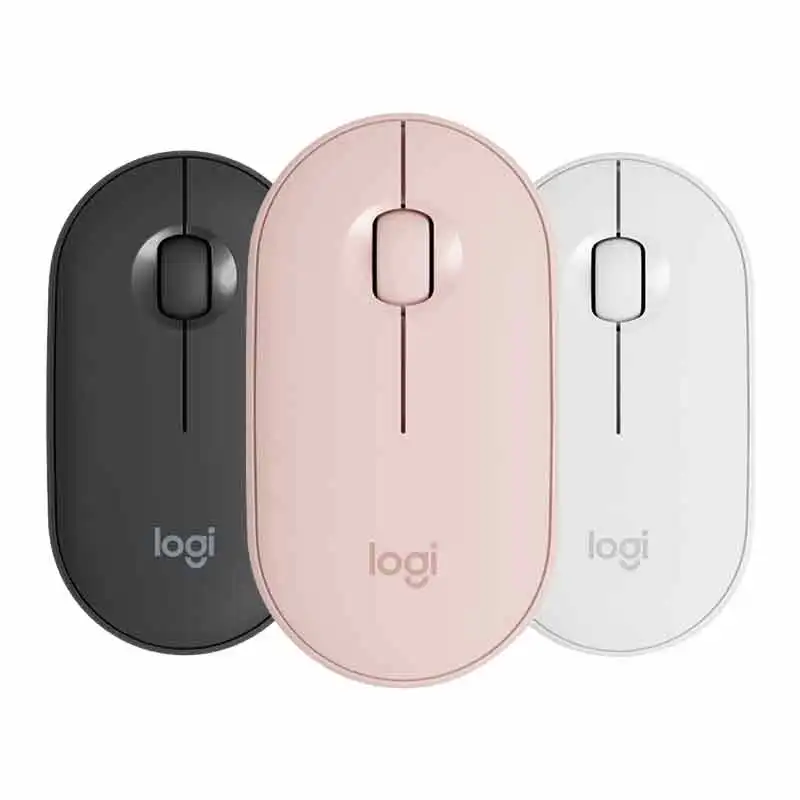 New Logitech Pebble M350 Wireless Mouse BT 1000DPI 2.4GHz Silent Slim Tiny USB Receiver Fast Tracking Computer Laptop Tab