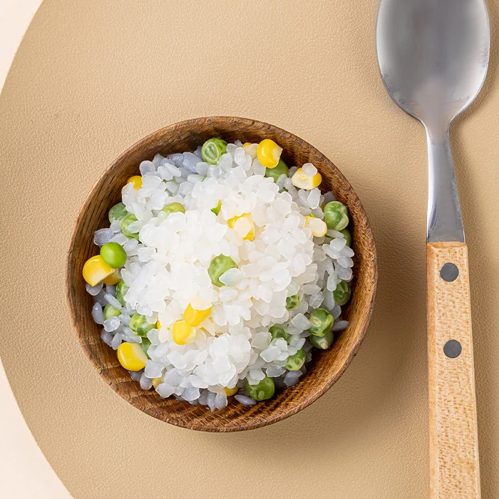 Organic shirataki rice Low Carb Keto food Plant Based Bio Konjak reis Shirataki  miracle rice Chinese supplier