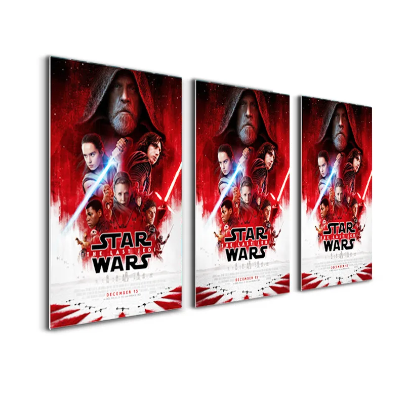 metal wall art custom HD sublimation metal movie poster