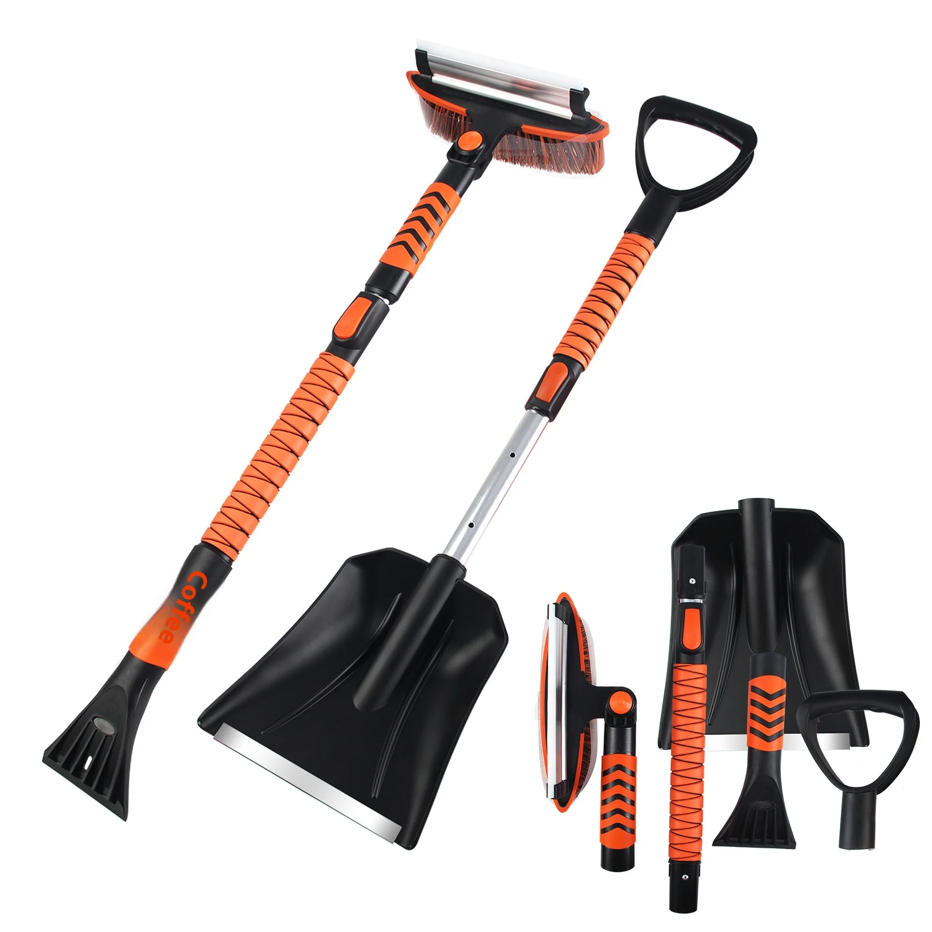 New Snow Ice Shovel Snow Removal Brush Set Detachable Snow Brush Set