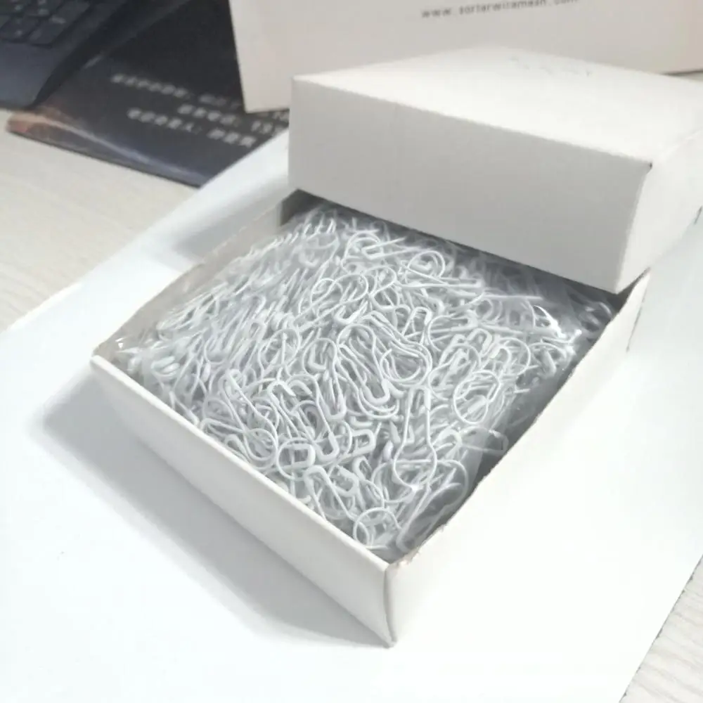 22mm white color pear safety pin bulb shaped high quality metal safety pin