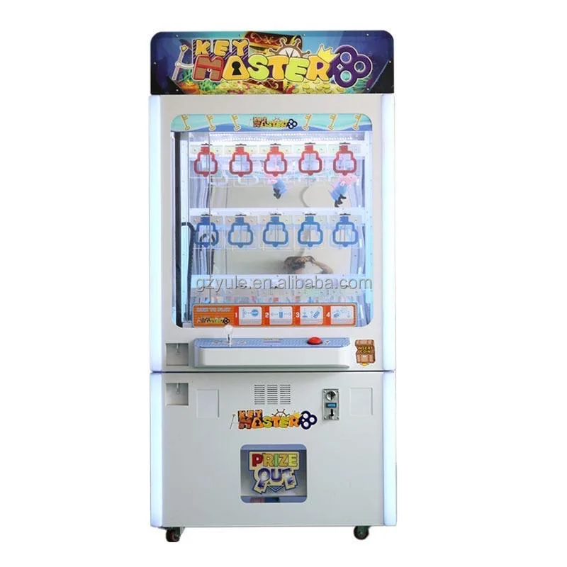 stacker game machine key master coin operated key master lipstick vending game special vending machine key master