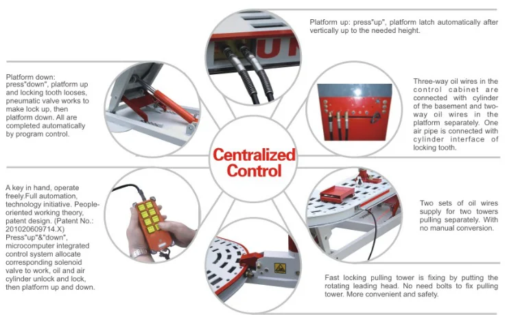 Vehicle Crash Repair System/Vehicle Body Frame Repair Machine/Vehicle Chassis Correction Platform