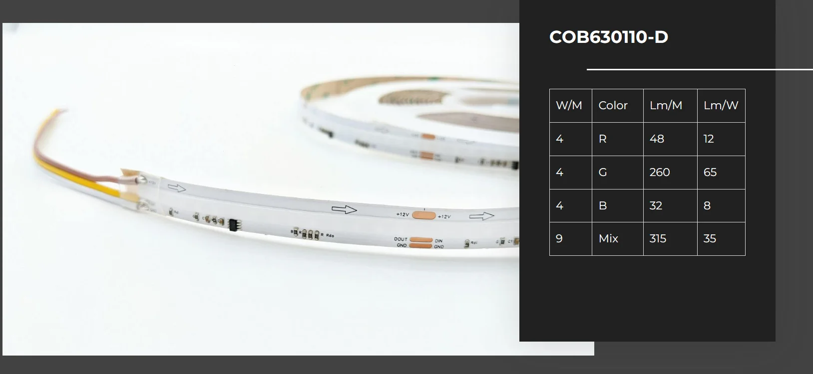 Wholesale Supplier High Quality 10pixels 12V RGB LED Tiras for entertainment places