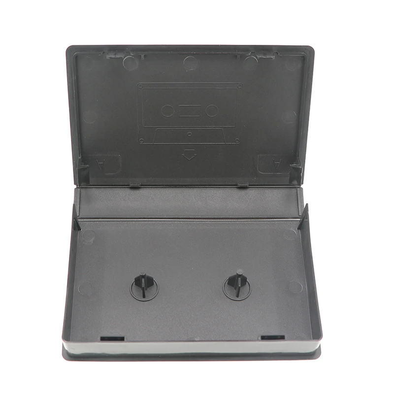 Black Protective Storage Cases for VHS Video Tapes VHS Storage Box Blank Audio Tape Case Radio Cassette Tape Case