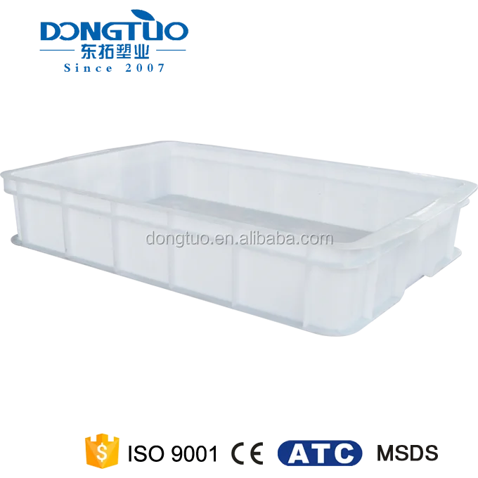 Hot design plastic container/bin stack plastic tray for fruits and vegetables