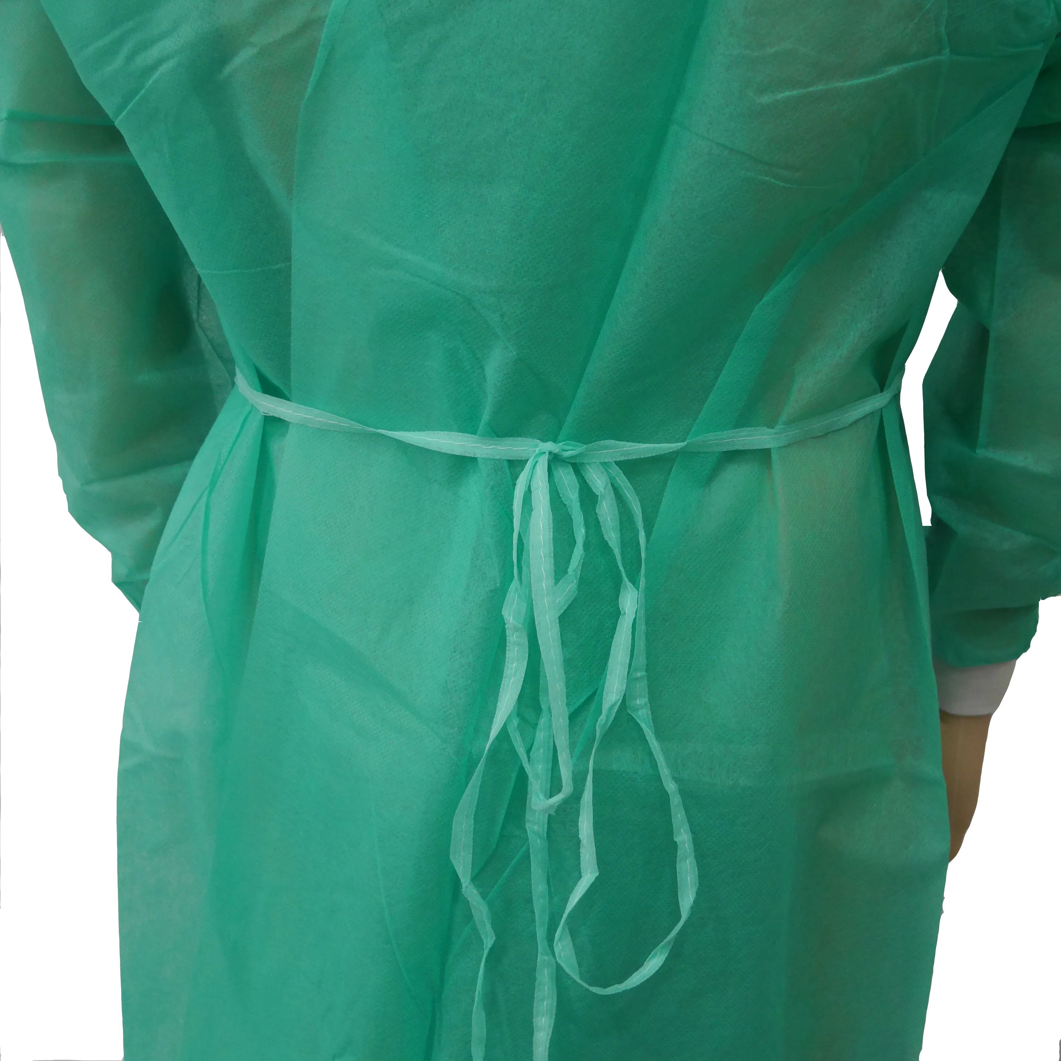 
Disposable Isolation Gown Nonwoven PP Knitted Cuff Disposable Isolation Suit Multiple Color Choices 