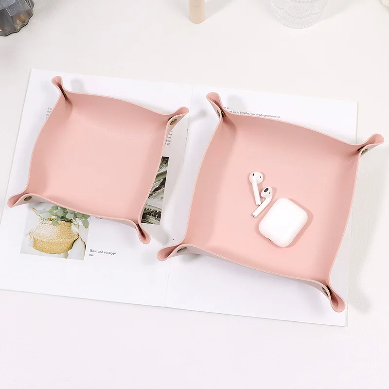 Quick Shipping Catchall Valet Tray Change Key Organizer Coin Dice Storage ValetCatchall Travel Dish Plate