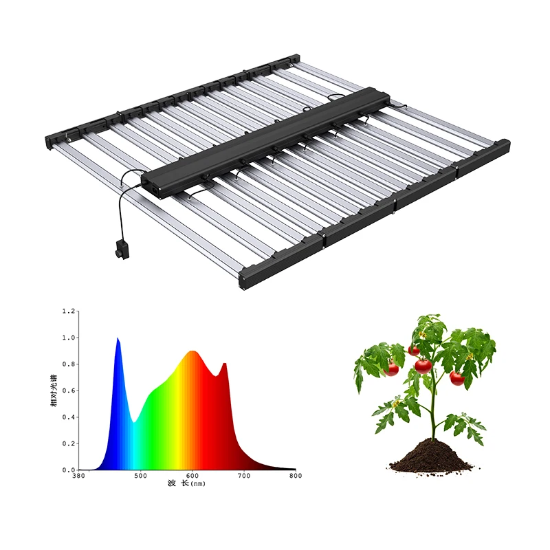 1700umol/s High Efficient 3.5g/w AK 47 Bruce Banner led grow lights 800w 840w 14 bar dimmable 3.5umol/J