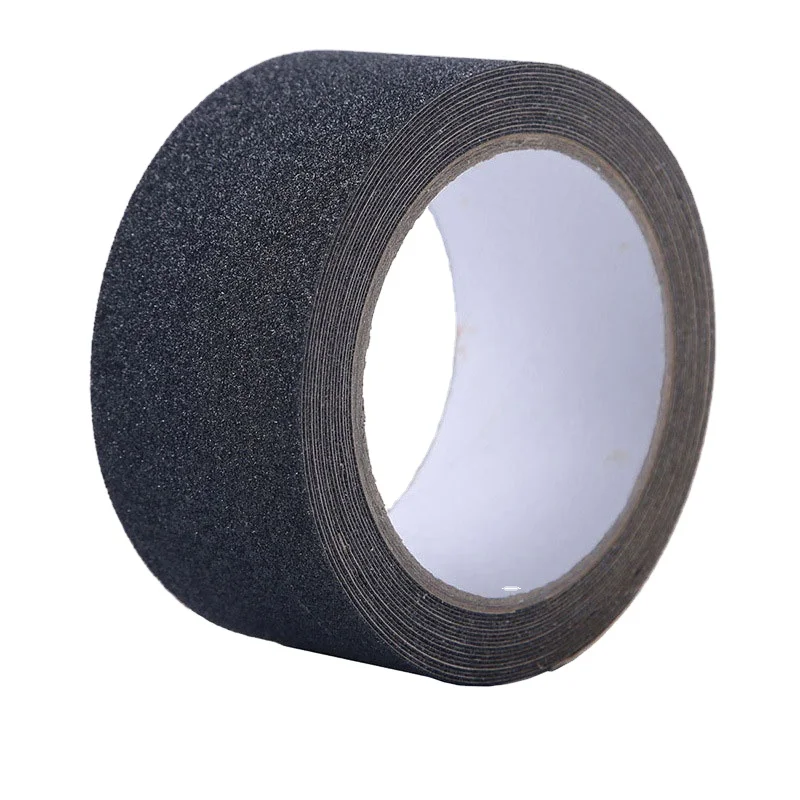 Yellow PVC Anti-Slip Tape with Reflective Strip Frosted Non-Slip Warning Tape Single Sided Pressure Sensitive Antistatic