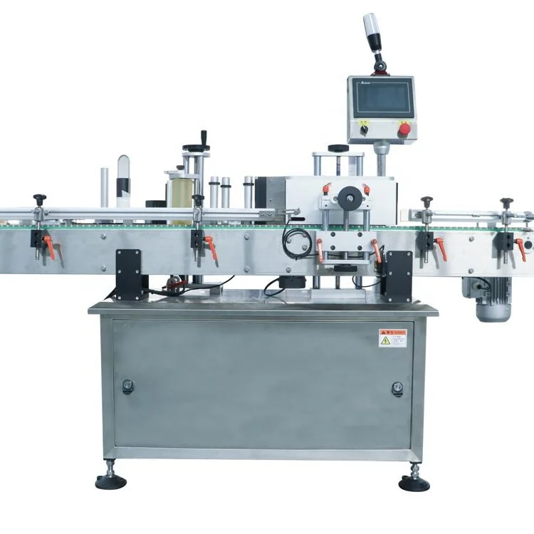 Round Can Labeling Machine, Automatic Round Bottle Orientation Position Labeling Machine