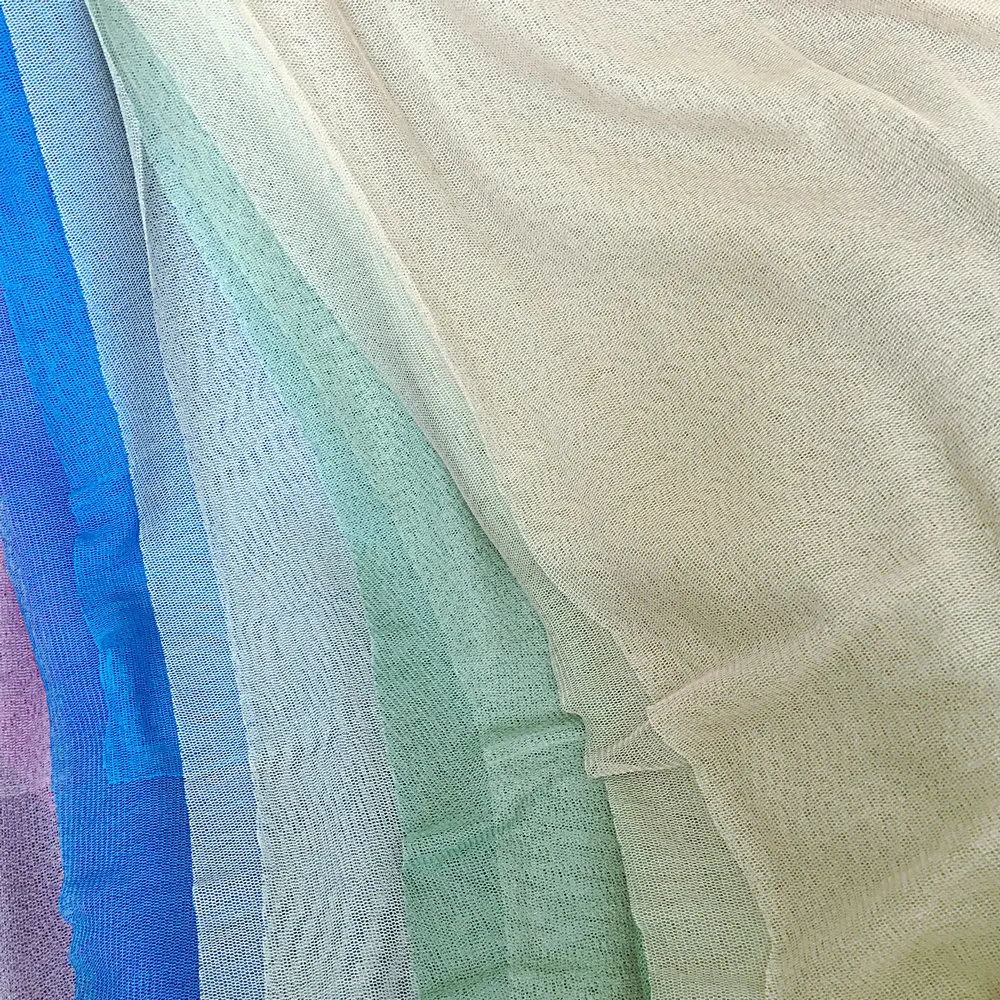 Silk knitting tulle 30gsm 50gsm 60gsm Factory Direct Mesh Silk 100% Pure Silk