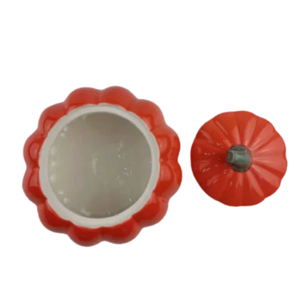 Pumpkin Ceramic Tea Caddy Moisture-proof Storage Tank Personalized Portable Small Sealed Can Snack Jar