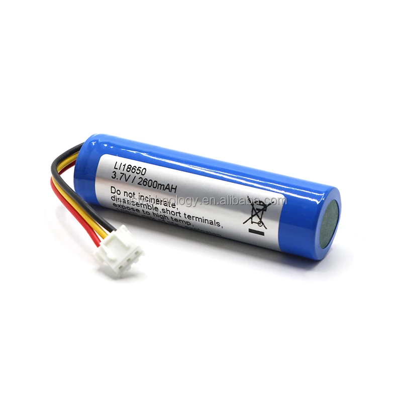 Customized 1S1P 18650 Battery Pack Lithium Ion Batteries 3.7V 2600Mah POS Terminal Battery
