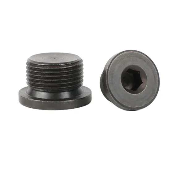 pneumatic components solid internal hexagon nut and external thread hydraulic plug pipe fittings Metric transition joint
